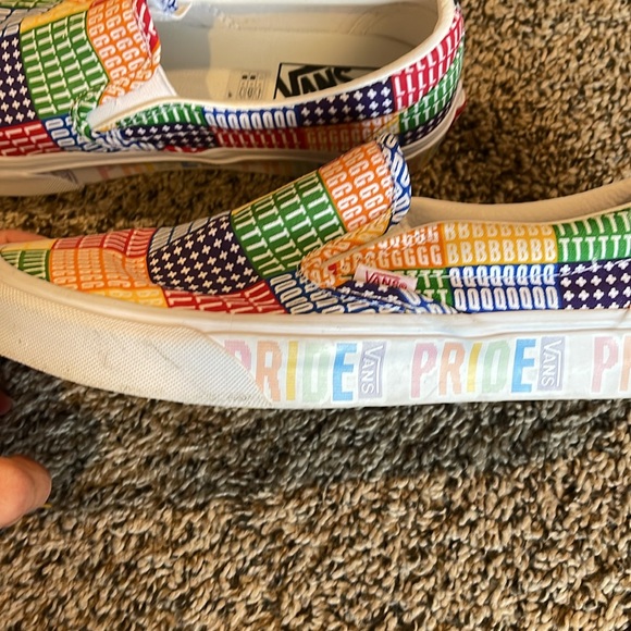 Pride vans size 8 men woman 9.5 NEW - Picture 7 of 11